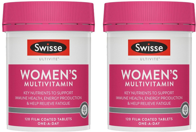 스위스 울티바이트 우먼스 멀티비타민 타블렛, 120정, 2개