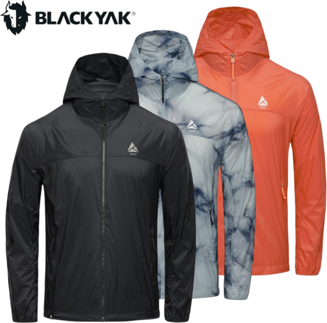 [매장발송]블랙야크 남녀공용 바람막이 패커블 경량 방풍자켓 여름잠바 등산 낚시 고프코어