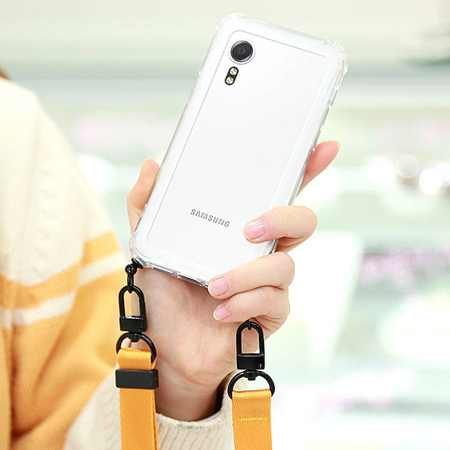 갤럭시 X커버5 신비폰2 키즈폰 목걸이 케이스 SM-G525
