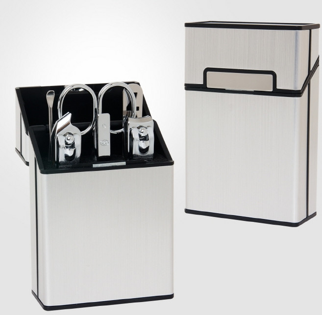 777 손톱깎이세트 KR-0780C 손톱깍기세트, 1개, 실버