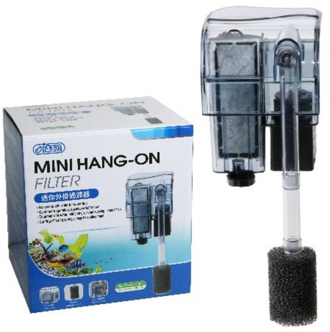 ISTA 伊士達 迷你外掛過濾器100L/H 外置過濾 IF-766, 1個, IF-766 迷你外掛過濾器替換棉, 4W