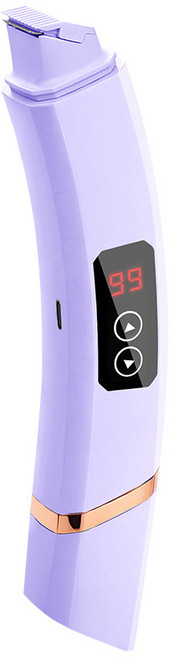 충전식 남성여성모근제모기 듀얼 탈부착 헤드 전기면도기 바디트리머, Purple