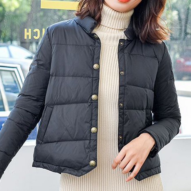 [별별천지] 여성 여자 숏 오리털 경량 다운 패딩 점퍼 겨울 숏패딩 덕다운패딩 경량덕다운 덕다운점퍼 덕다운자켓