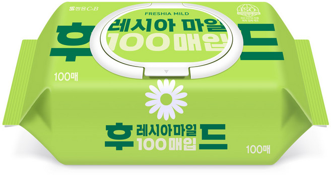 쌍용 코디 후레시아 마일드 캡형 물티슈 100매입 20개, 100매