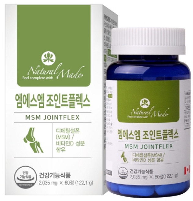 네츄럴메이드 엠에스엠 조인트플렉스 글루코사민 콜라겐 60정, 5개