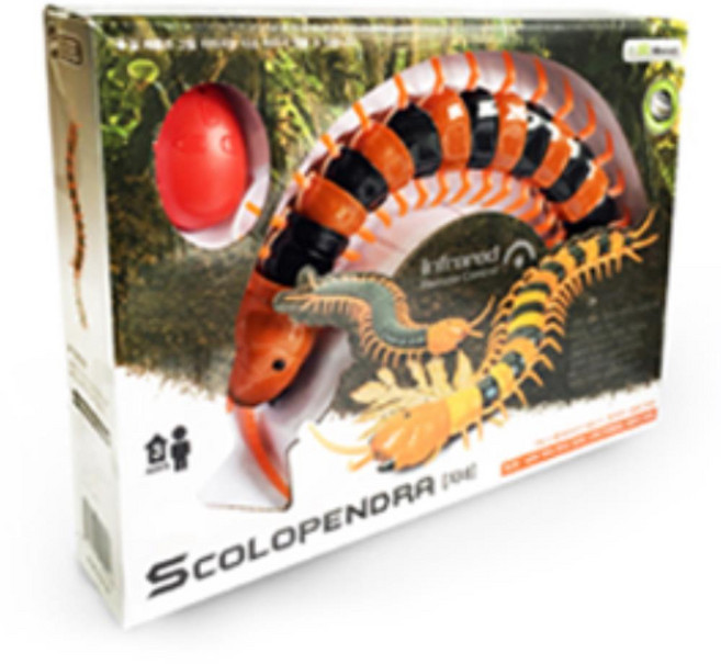 남아 무선조종 지네 작동완구 크리스마스 어린이생일선물 5살남자아이 아이생일선물, 1개