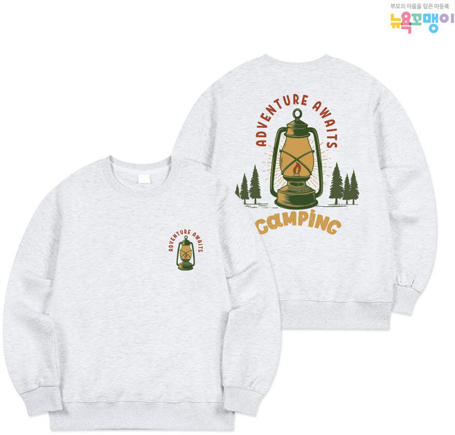 뉴욕꼬맹이 남여공용 패밀리룩 가족 커플 아동 주니어 맨투맨 티셔츠 W279