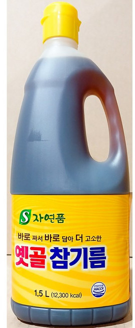 오뚜기제유 더고소한옛골참기름 1.5kg 깨기름 들깨향 나물무침 볶음요리