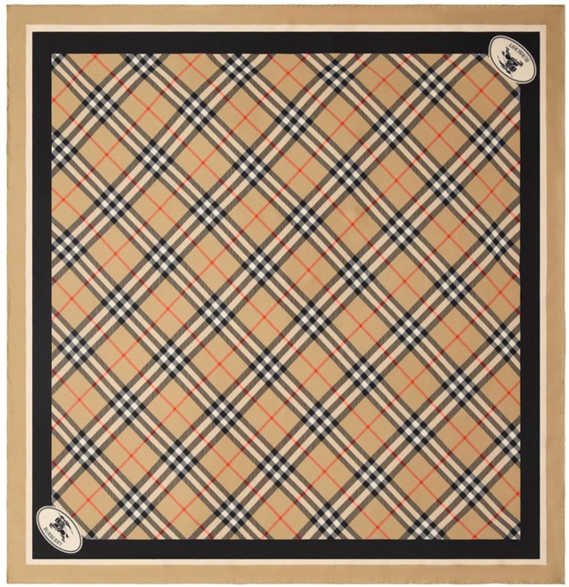 버버리 체크 스카프