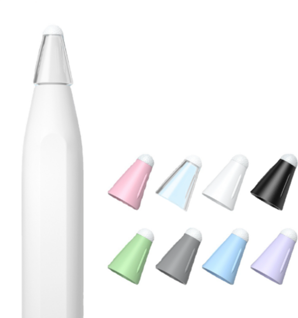 투에이비 애플펜슬 1세대 2세대 프로 호환 패브릭 종이질감용 무소음 저소음 펜촉 보호캡 팁커버, (패브릭 팁커버) 퍼플, 1개