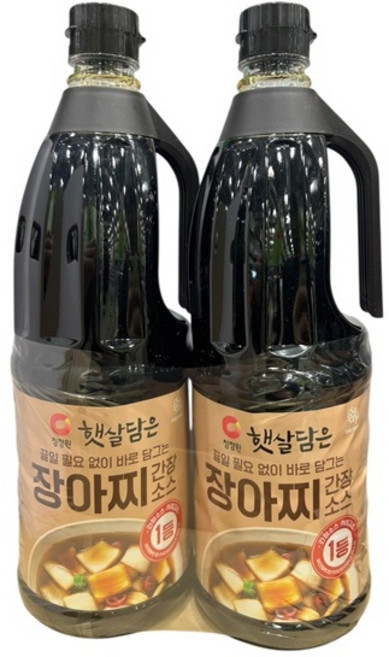 장아찌간장 소스, 2개, 1.7L