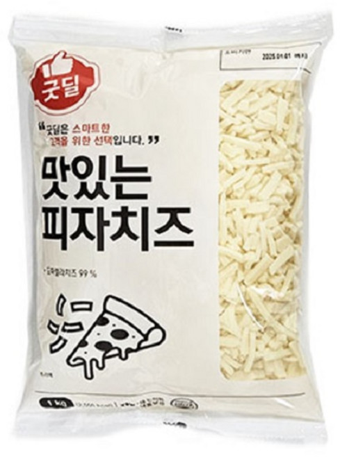 굿딜 맛있는피자치즈, 1kg, 1개