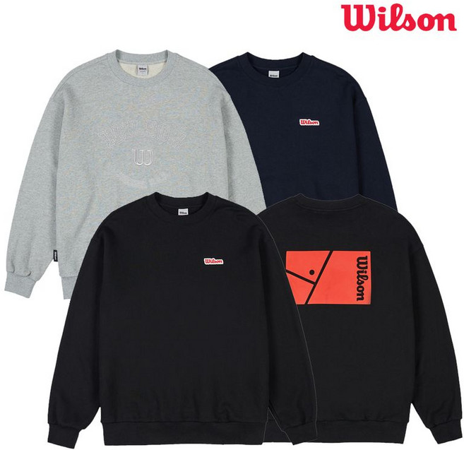 윌슨 남여공용 맨투맨 티셔츠 택1