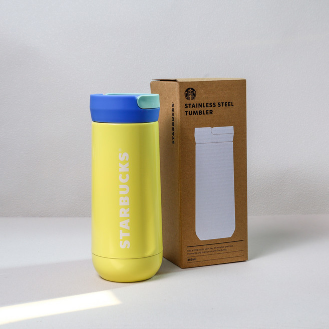 스타벅스 SS 옐로우 나수 텀블러 355ml, 1개