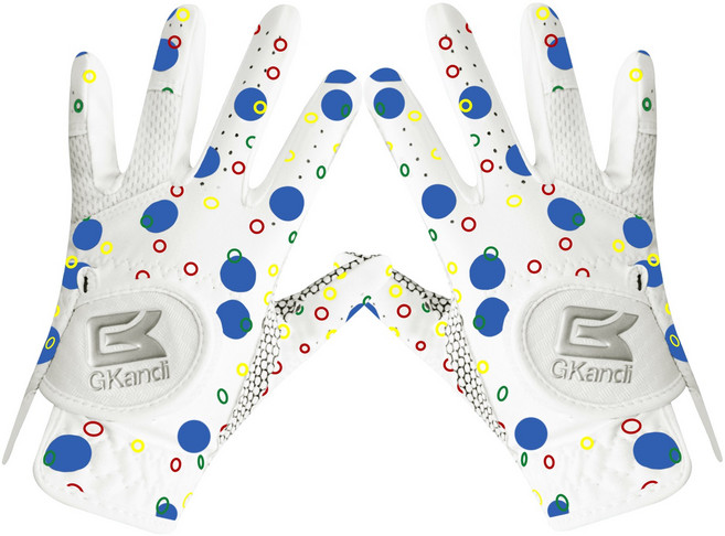 지칸디 주니어용 양손 골프장갑 어린이 연습용 필드용, 블루, 1개