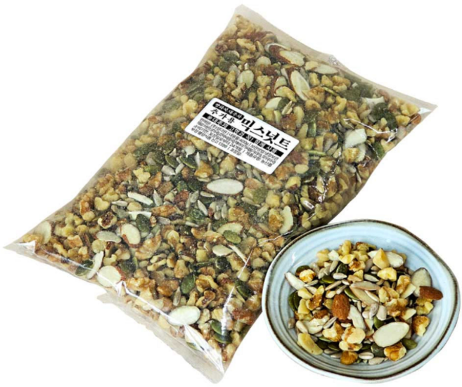 믹스넛트 쌍화차 대추차 전통차 고명 디저트 토핑용 견과류 400g, 1개, 1개입