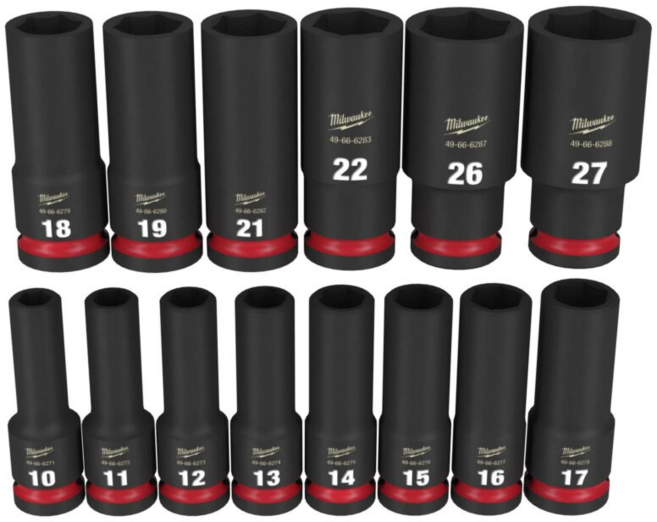 밀워키 롱 소켓 세트 렌치 롱 복스알 14PC 7014, 1개