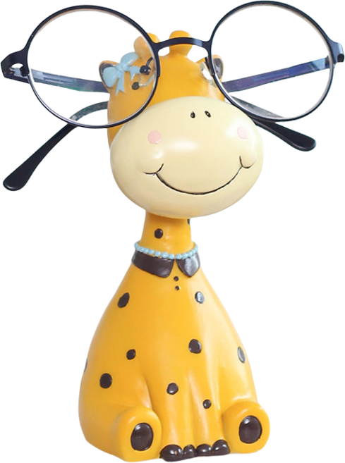 캐릭터 안경 거치대 받침대, 1개, 꽃사슴