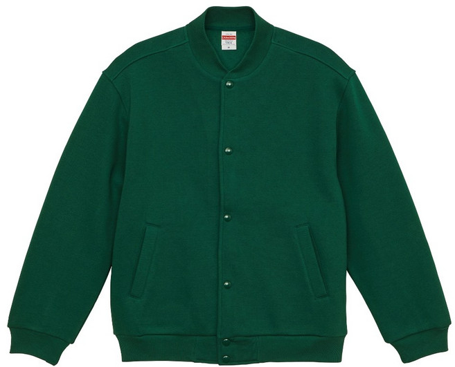 United Athle 5789 寬鬆棒球外套 10oz內刷毛