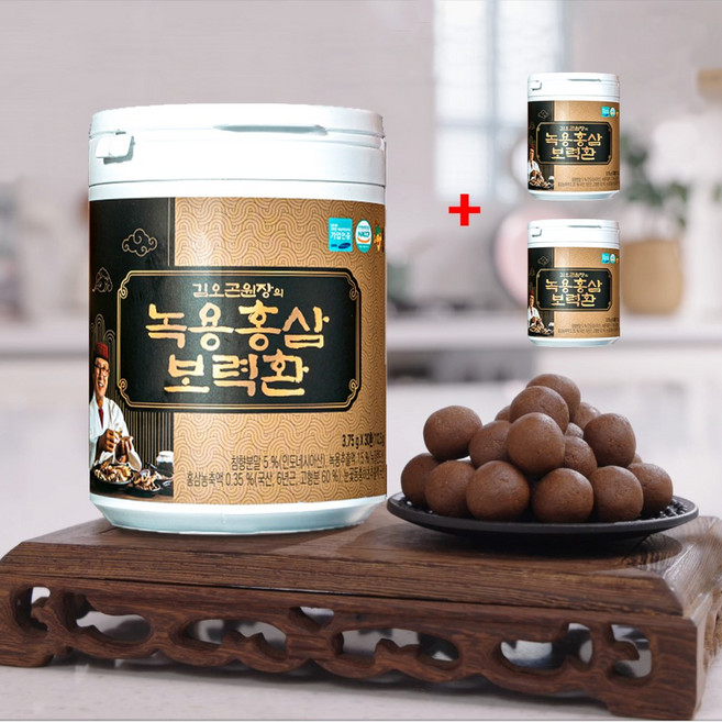 김오곤 원장의 녹용 홍삼 보력환 침향환 건강환 선물세트, 3.75g, 90개