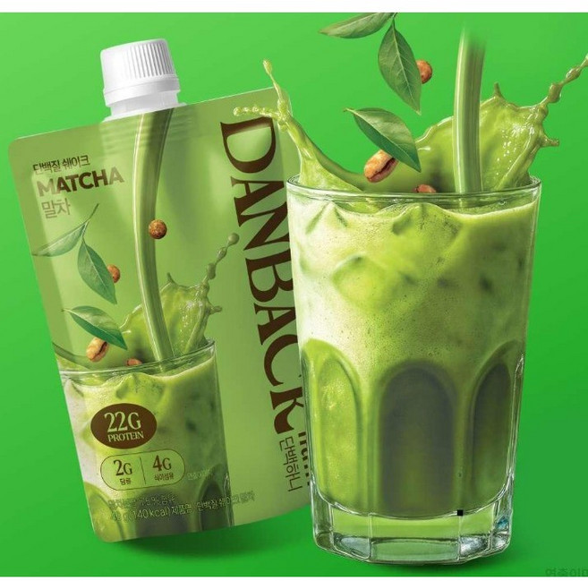 단백하니 프로틴 쉐이크 마차맛 녹차맛 말차맛, 12개, 40g