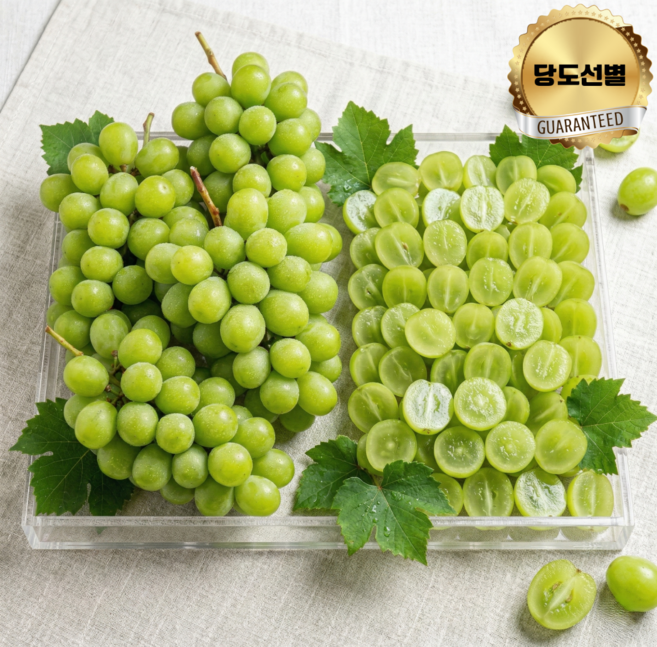 [당도선별] 과즙가득 오톰크리스피 청포도 애플청포도 애플포도, 1박스, 2kg