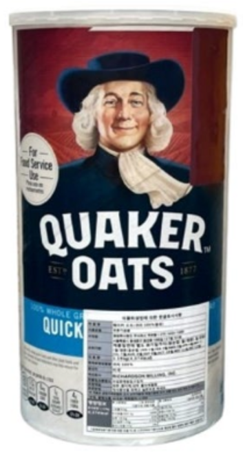 퀘이커 오트밀, 1.19kg, 1개