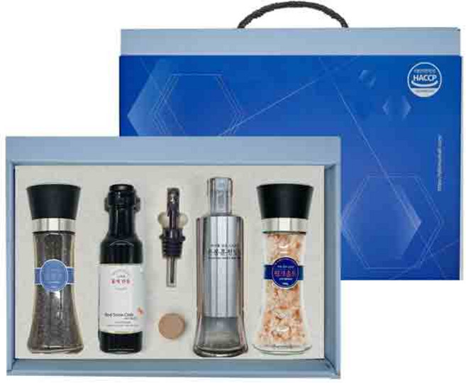 손봉훈 천일염 소금 선물세트 해뜨는염전 6종 (그라인더 포함) 답례품 집들이선물 핑크 솔트, 1개