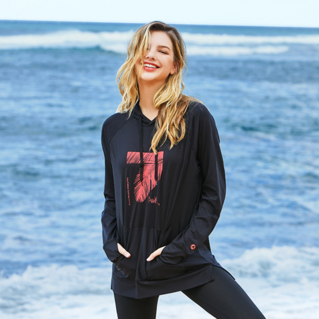 에어워크서프 여성래쉬가드 후드티셔츠 YAWe5247비치나시 나시티 레쉬가드 래시가드 수영복 비치웨어