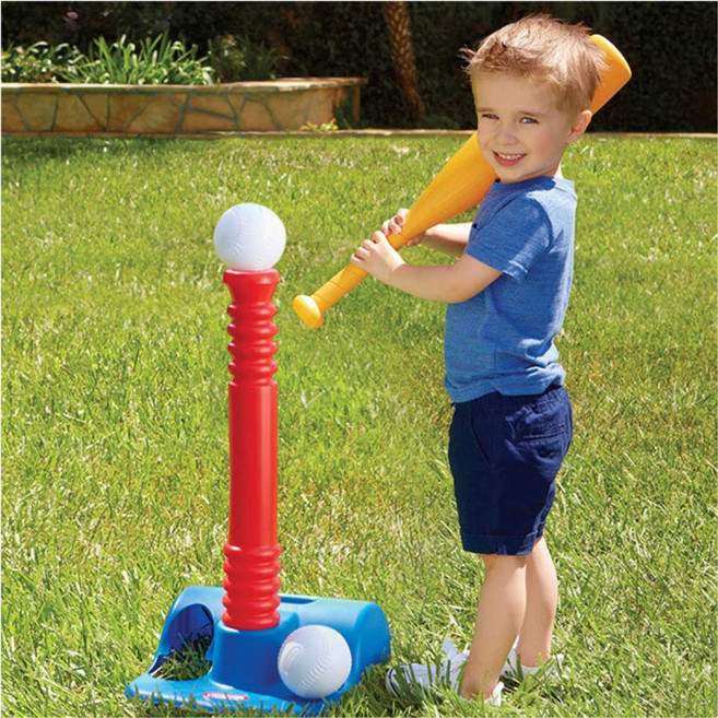 리틀타익스 야구 놀이 티볼 세트 642753 체육 장난감 유치원 유아 어린이, 1개