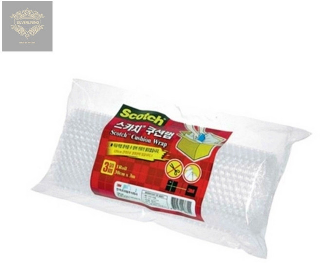 쿠션랩 30cmx15M 3M 스카치 에어캡 뽁뽁이 완충포장재 1개입