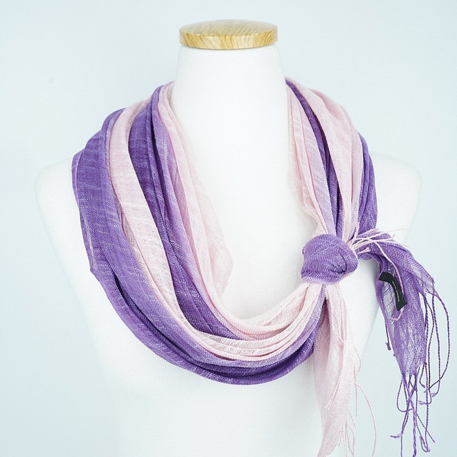 아우름 면 피그먼트 스카프