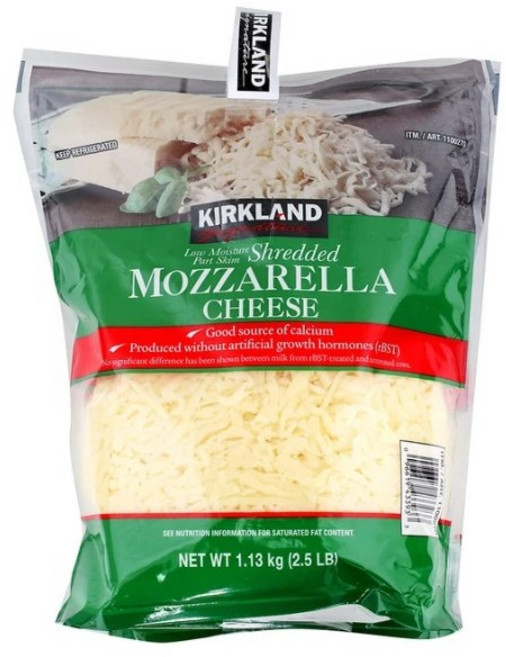 커클랜드 시그니춰 모짜렐라 치즈 1.13kg 1개