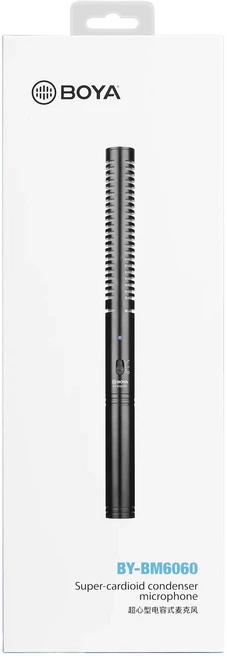 BOYA BY-BM6060 전문 샷건 마이크 슈퍼 카디오이드 콘덴서 마이크 캐논 니콘 소니 비디오 DSLR 캠코더, 02 BY-BM6060, 02 BY-BM6060
