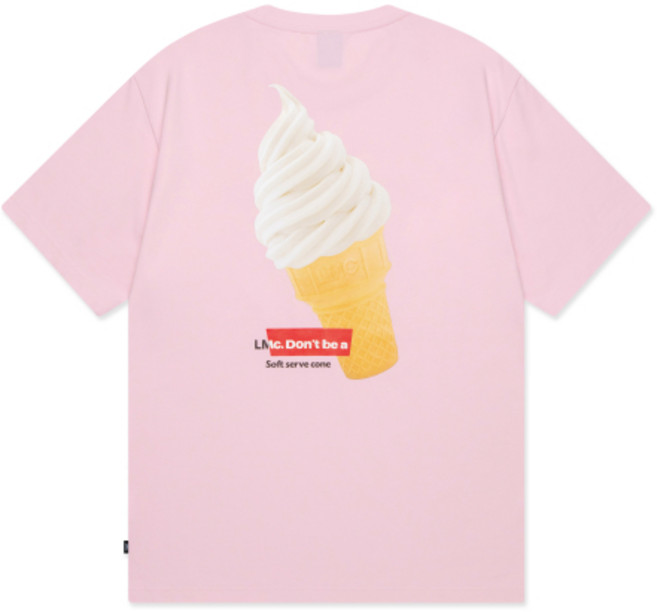 LMC SOFT ICE CREAM TEE light pink