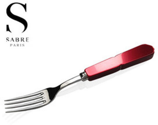 사브르 구스타브 디너 포크, 레드, 1개, 단품