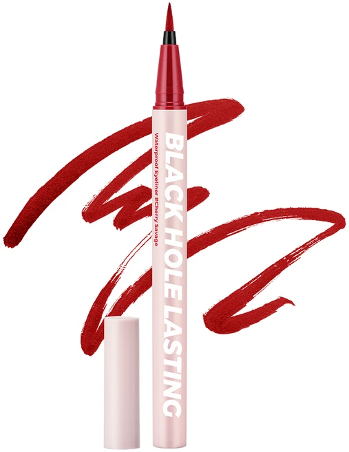 블레스문 블랙홀 라스팅 워터프루프 아이라이너 0.6g, 체리새비지, 1개 - 쿠팡