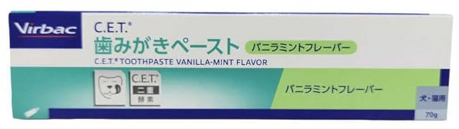 빌백 Virbac C.E.T. 칫솔질 페이스트 바닐라 민트 맛 70g, 상세페이지 참조, 상세페이지 참조