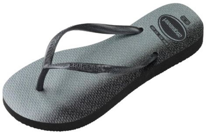 하바이아나스 슬림 글로스 플립플랍 쪼리 블랙/블랙 매장정품 259323