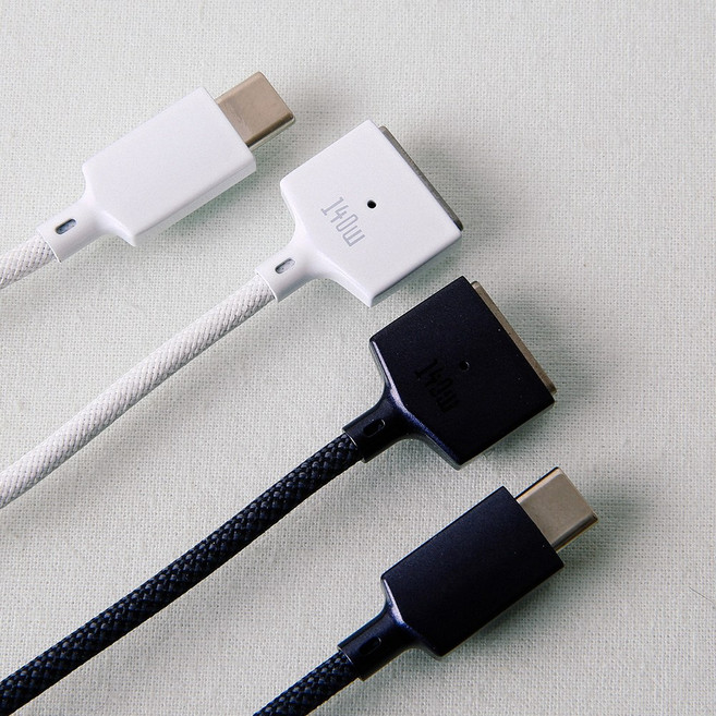 맥북 맥세이프 3 호환 충전 케이블 M2맥북에어 M1 맥북프로 140W 고속충전 가능, 1개, 화이트, 2m