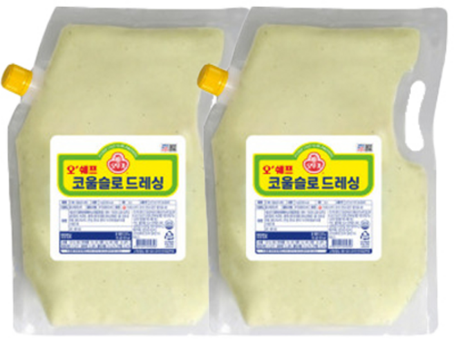 오뚜기 오쉐프 코울슬로 드레싱, 3kg, 2개