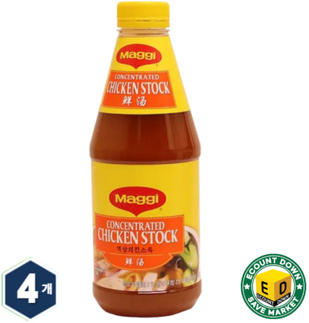 매기 콘센트레이티드 치킨스탁, 1.2kg, 4개