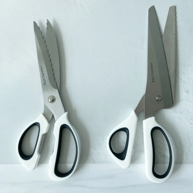 동부산업 블랙카멜레온 점보콤보 주방가위 업소용 식가위 고기 분리형 캠핑용, 1개