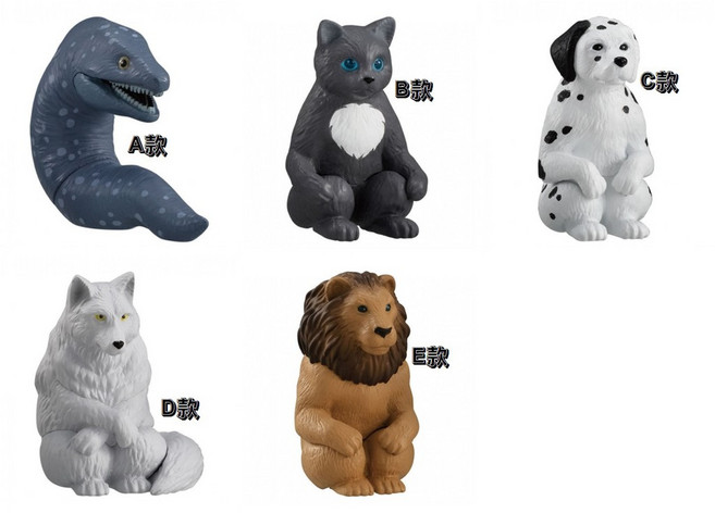 BANDAI 轉蛋 等待中動物 P5 全5款, 1個, 整套 3HX22/3Y190