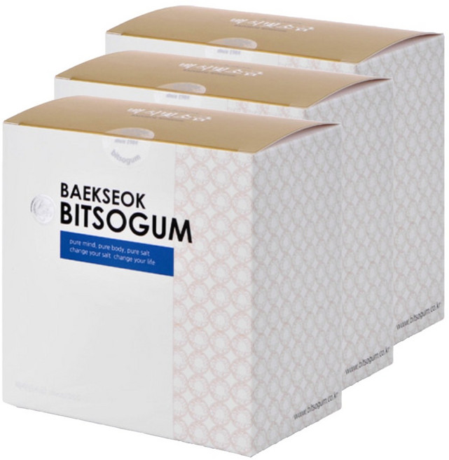백석빛소금 12시간 (3gx100포) 용융소금 고급소금, 3개, 300g