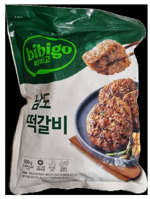 비비고 남도떡갈비900g X 2봉 아이스포장무료, 900g, 2개