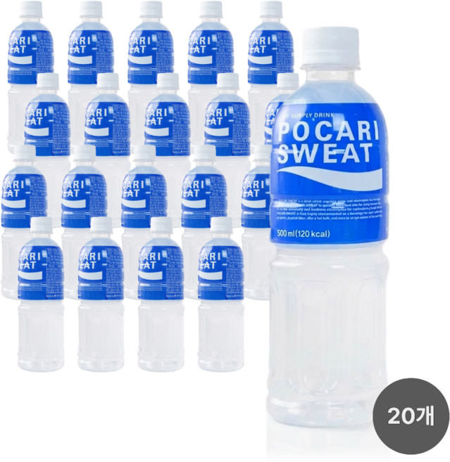 동아오츠카 포카리스웨트 전해질 이온음료 SL049, 20개, 500ml