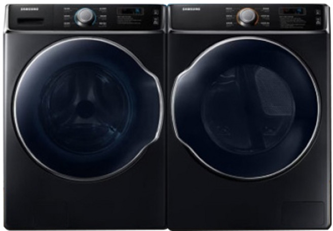 (삼성전자) (사업자 정보 필요) 상업용 업소용 세탁기 건조기 세트 18KG+14KG (블랙/WF18A9100KV+DV14A9100KV)