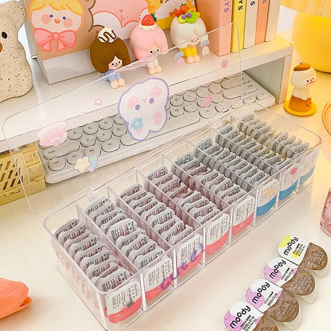 엠디오 뚜껑있는 일회용 렌즈 보관함