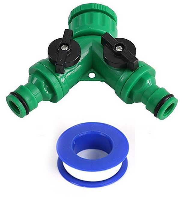 수도 분배기 아답터 2구 분배, 1세트